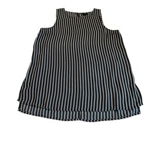 WHO WHAT WEAR black and white tank